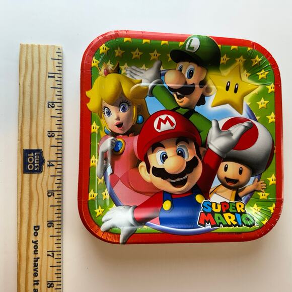 Mario Party Pack Plates & Napkins Birthday Nintendo Goody Bags Treat - Picture 6 of 10